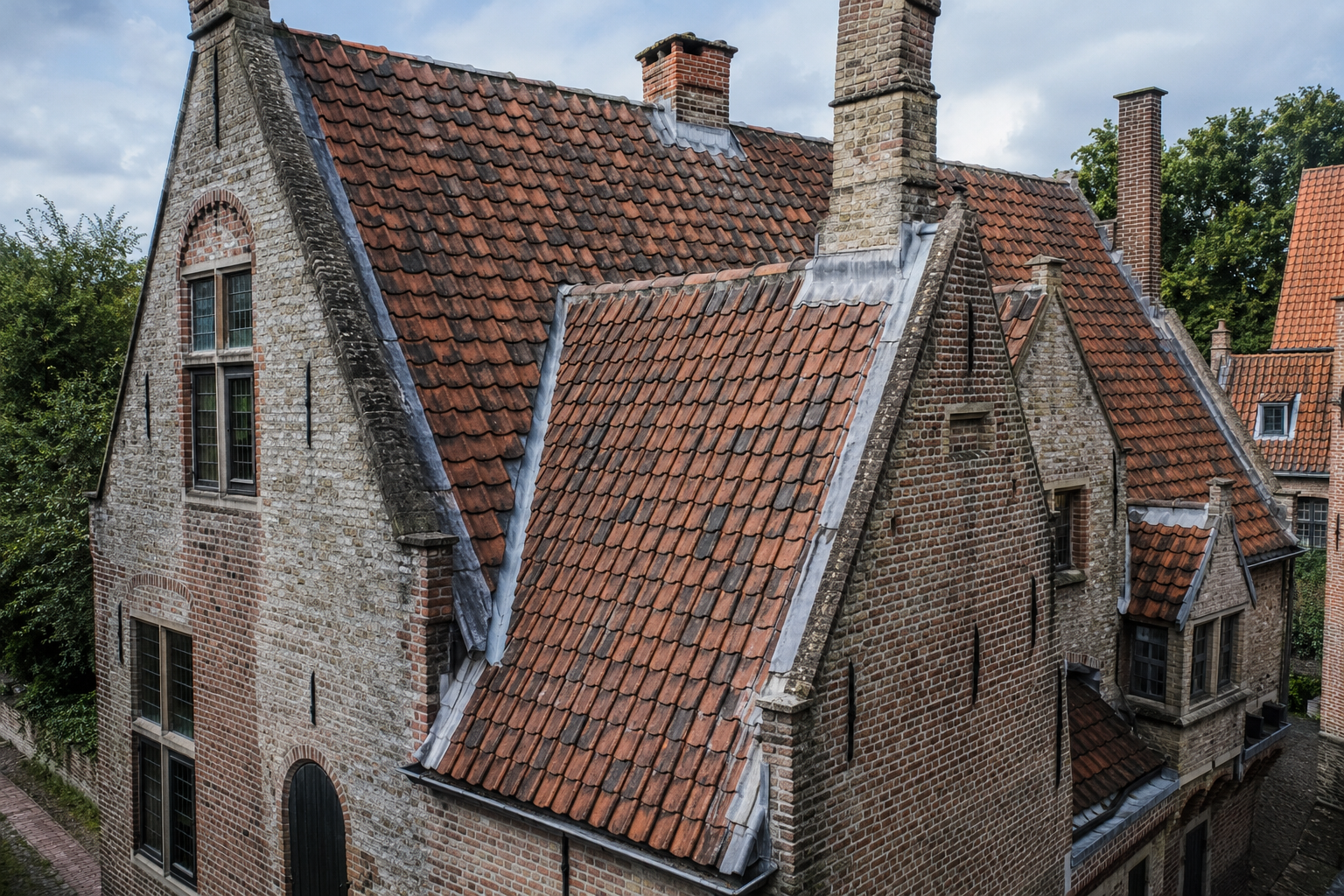 Renovatie van historisch pannendak
